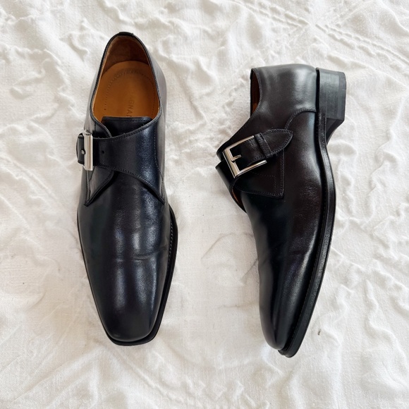 Magnanni Marco Monk Strap Shoes Size 7 $435 - Picture 4 of 11